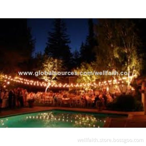 Outdoor Party/String Lights, Copper/Silver with 110/220V Voltage, Transformer Wedding Decoration